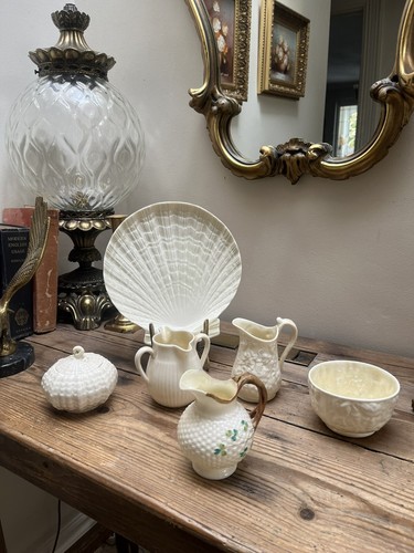 Belleek bundle shell - belleek, plate