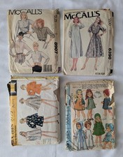 Vintage Dressmakers Patterns X4 Ladies McCall's 1960s/70s/80s, inc Dolls Clothes