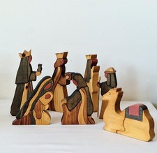 Rare Mid-century Hand Carved