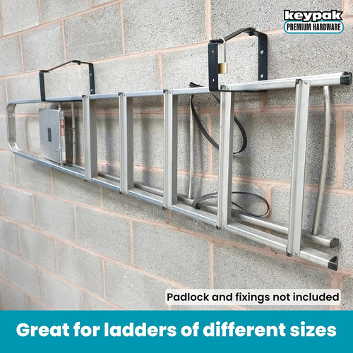 Lockable ladder rack brackets - lockable,