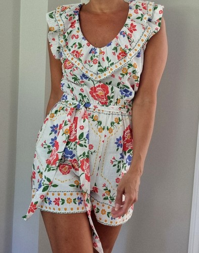 Lipsy linen floral - , playsuit