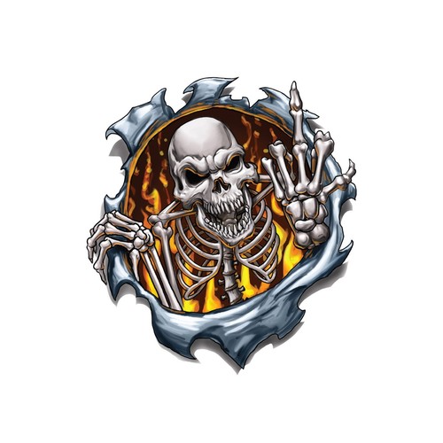 Lethal threat skull finger - lethal,