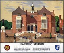 Harrow School (old rail ad.)