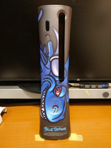 Xbox 360 faceplate blue dragon - faceplate,