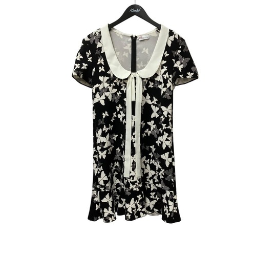 Red valentino black white - black,
