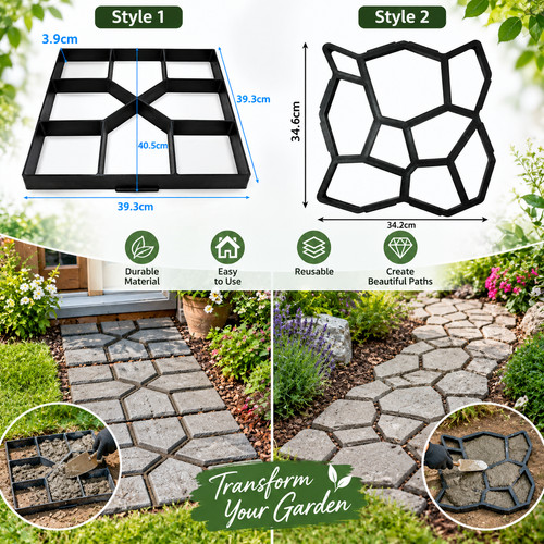 Garden paving pavement mold - paving,