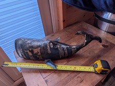 Recycled Metal Whale Sculpture