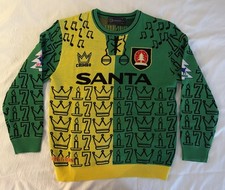 Manchester United Five Cantonas #7 Christmas Xmas Jumper Eric Cantona Size M