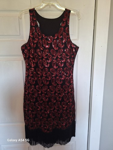 1920 maroon sleeveless - maroon,