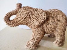 Luck Elephant Woven Rattan