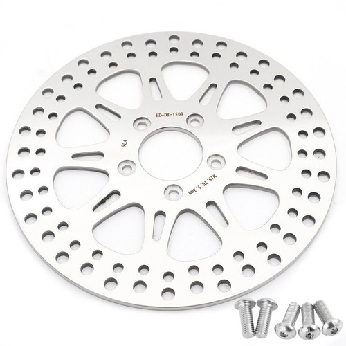 Polished rear brake disc - 11.5",