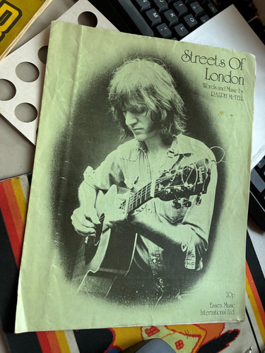 Sheet music streets - music, of