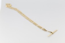 9ct gold t bar chain