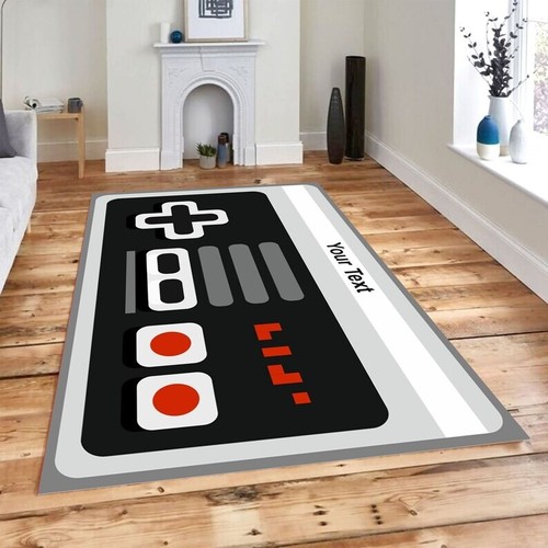 Game consol rug area - game,