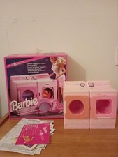 Barbie Pink Magic Vintage Washer And Dryer Dolls House Furniture Mattel