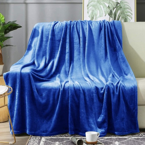 Faux fur fleece throw - fleece,