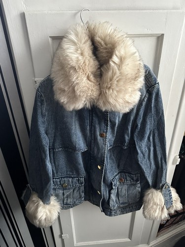 River island coat jacket fur - river,