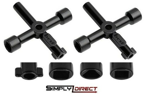 Way utility key plumbing - 2x,