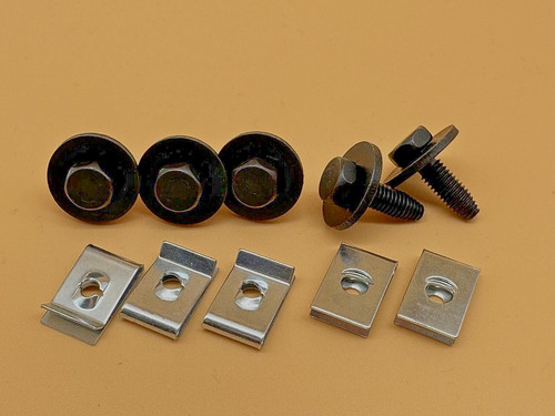 Metal type clips - u-type, screw