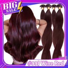 100% Real Hair Pre Bonded U-Tip Nail Keratin Human Hair Extensions Remy Hair AAA