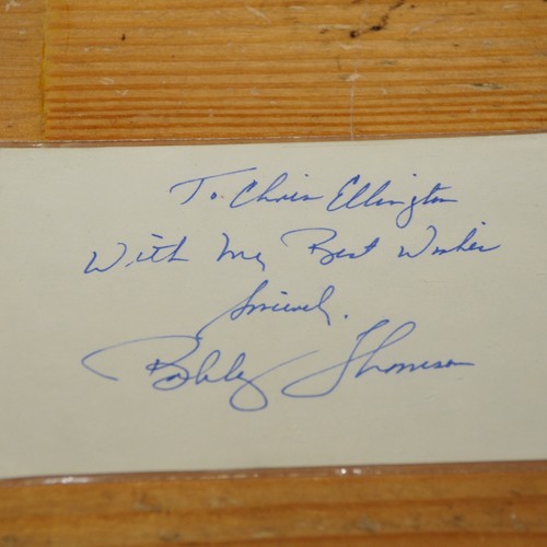 Bobby thompson giants the - thompson,