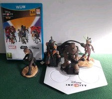 Disney Infinity 2.0 3.0 Wii U Portal Base ~Gameing Disc &  4 Figures