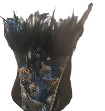 Black And Teal Peacock