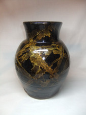 Peter Dick & Jill Frances slipware Coxwold Studio Pottery Vase Vintage 23.5cm