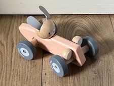 Wooden Rabbit Toy Car by