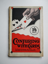 C1930's? CONJURING WITH CARDS Prof. Ellis Stanyon CARD TRICKS Magic BAZAAR EXCHA