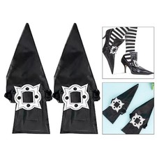 Pointy Witch Shoe Covers Novelty Pair Boot Covers for Women Holiday Party Favors
