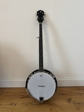 Vangoa Banjo 5 String Beginner   Remo Head 24 Bracket Open Back Banjo Set