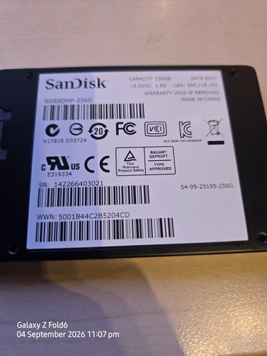 Sandisk 256gb solid - sandisk,