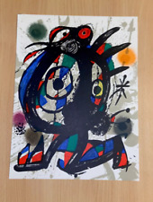 Joan Miro 1972 Lithograph