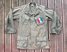 Vietnam War Jungle Jacket USARV Scram Original Patched, Slant Pocket OG-107