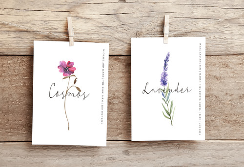 Wildflower wedding table