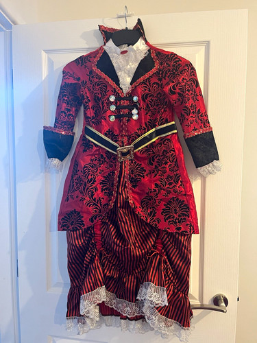 Pirates red black costume - red/black,