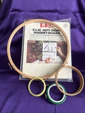 Embroidery Magnet Board and 4 Hoops