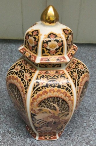Japanese imari style lidded - imari,