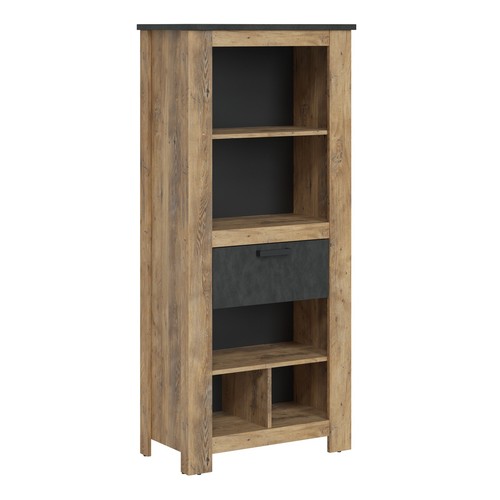 Drawer bookcase chestnut - 1-drawer,