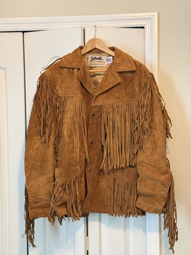 Vintage schott western suede - vintage,