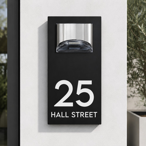 House number plaques - number,