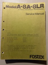 Fostex Model A-8/A-8LR 8 Track