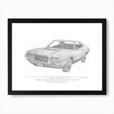Ford Gran Torino Art Print