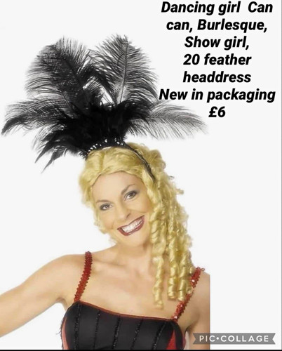 Black feather burlesque - black,