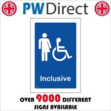 SIGN TRANS DISABLED INLUSIVE