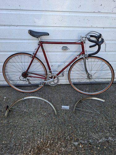 Red raleigh clubman bicycle - clubman,
