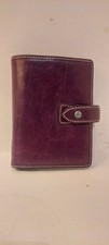 Filofax Malden Pocket Organiser Antiqued Leather, Purple