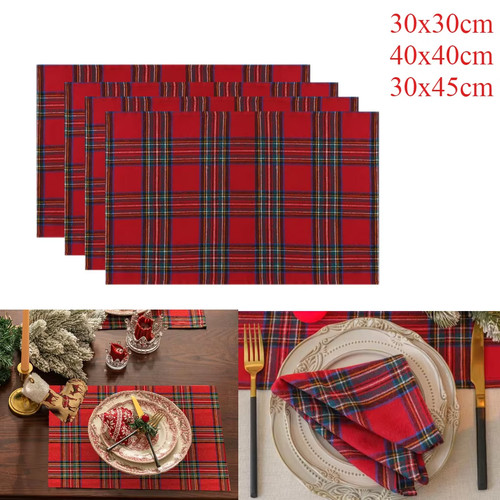 4pcs table napkin christmas - napkin,
