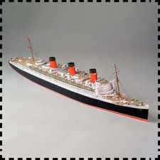 1:400 Scale British Royal Mail Steamer RMS Queen Mary Ocean Liner Paper Model